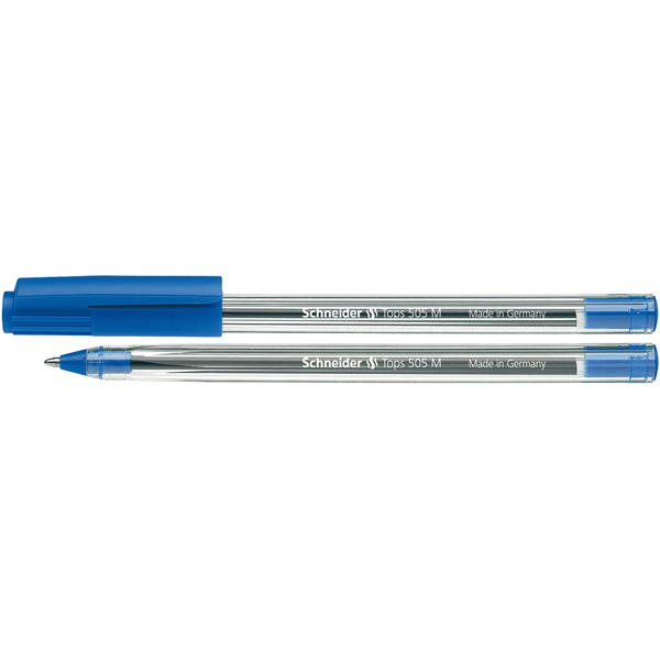 STYLO À BILLE SCHNEIDER TOPS 505 POINTE CONIQUE M BLEU